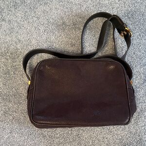 Salvatore Ferragamo Leather Messenger Bag